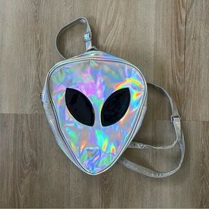 Holographic Alien Backpack